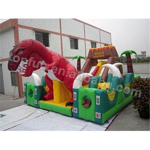 Jurassic Park Theme Inflatable Playground / Adventurous Kid inflatable castle