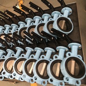 china pn16 factory wafer style butterfly valve