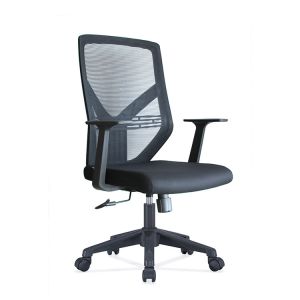 Detachable Headrest Fabric Swivel Desk Chair 200-250kg Load