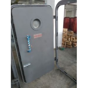Quality Marine Steel Weathertight Door with Round Window Quick Acting for sale