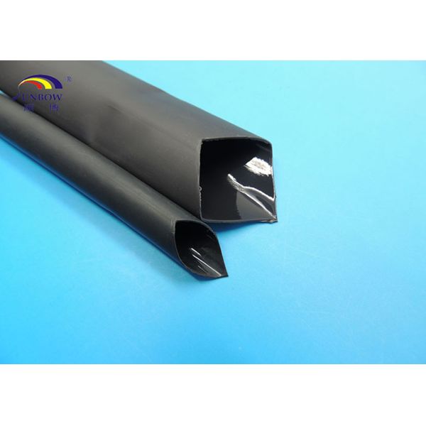 Semi-Rigid Heat Shrinkable Polyolefin Tubing with Meltable Liner 6.0mm Black VW-1