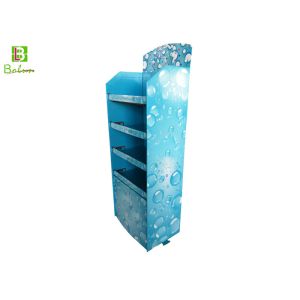 Retail Cardboard Greeting Card Display Racks Only One Touch To Assemble