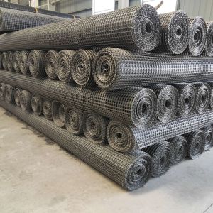 Road Construction Material Polypropylene Biaxial Geogrid with 15-60KN Tensile