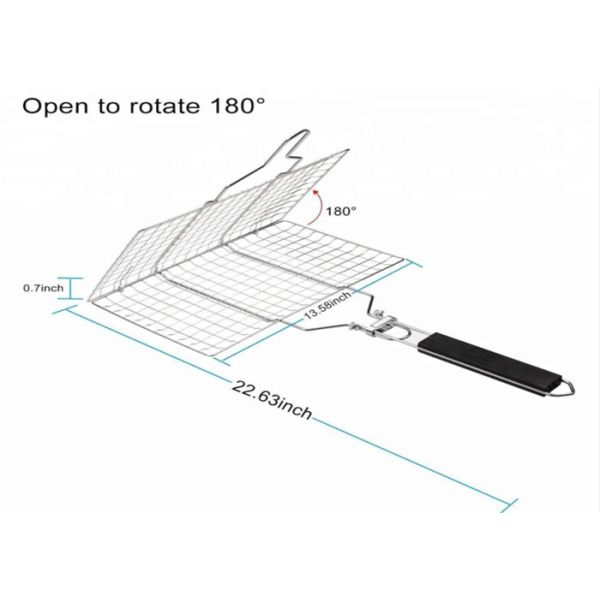 15m Camping BBQ Crimped Wire Mesh Bbq Grill 30m Barbecue