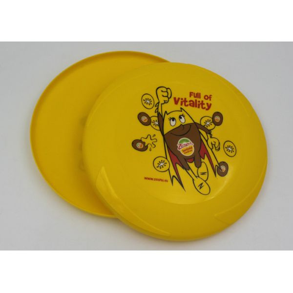 Buy Eco - Friendly Yellow Plastic Frisbee EN71 , Outdoor Toy Flying Saucer Frisbee at wholesale prices