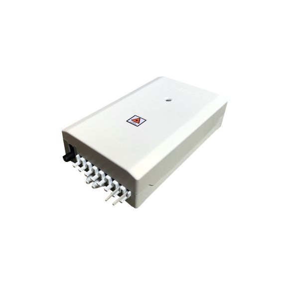 GFS-8ZT-2,fiber distribution box,splitter box,Max Capacity 8 cores,,size 235*126*52mm, Material: PC+ABS,IP 65