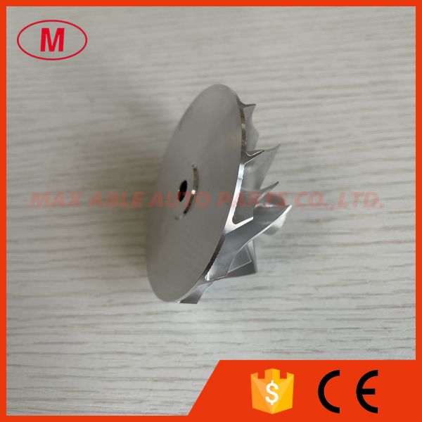 HT18 14411-62T00 43.80/63.00mm 6+6 blades Turbocharger milling/aluminum 2618/billet compressor wheel