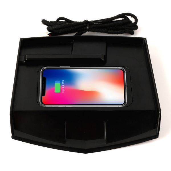 Buy OE-Fit Car Wireless Charger with qi For Cadillac ATS, XTS fast chargers 10W in car chargers with 3 coils at wholesale prices