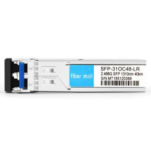 Cisco ONS-SI-2G-L1 Compatible 2.488G OC48/STM-16 SFP LR 1310nm 40km LC SMF DDM