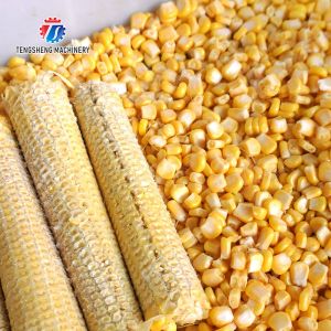 Stainless Steel Sweet Corn Skin Peeler And Thresher Machine Corn Kernel Husking