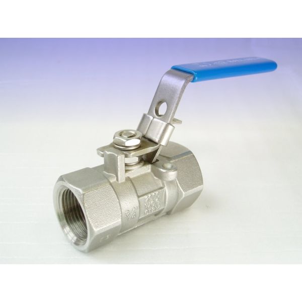 Buy 1/2" Reduced Port Stainless Steel Ball Valves One Piece With Locking Handle at wholesale prices
