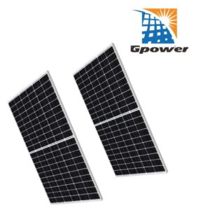 China ISO 390W Solar PV System MBB Half Cell Solar Panel on sale
