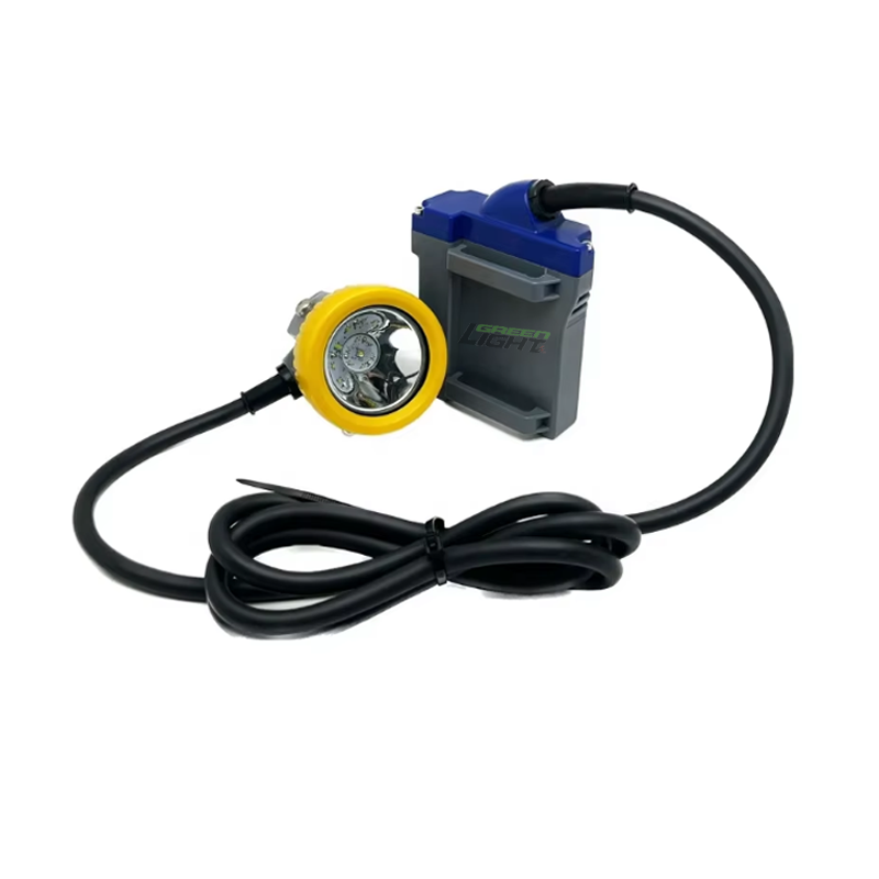 Explosion Proof LED Mining Headlamp with 17hrs Working Time 6.6Ah Li-ion Battery