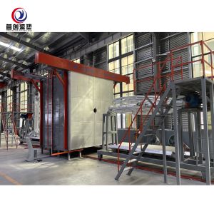 Quality LLDPE HDPE Shuttle Rotomolding Machine With High Capacity for sale