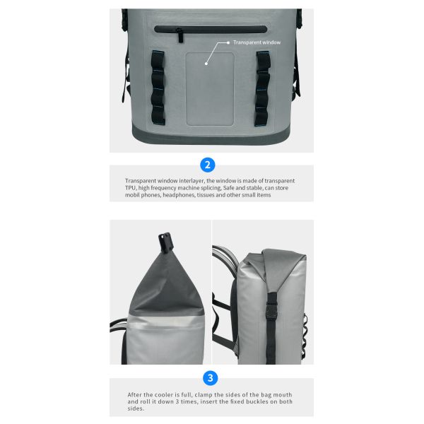 OEM ODM Heavy Duty Backpack Cooler Flexible Water Resistant For Outdoor