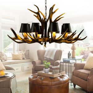 Horn chandelier lighting for indoor Cloth Shope Bar Lighting Fixtures (WH-AC-13)