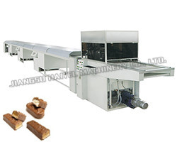 Buy Stainless Steel Chocolate Enrobing Line Snack Bar Coated Operating Smoothly at wholesale prices
