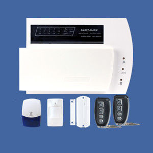 Quality PSTN wireless home alarms in LED screen supporting CID for sale