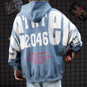 China Cotton Spandex Skateboard Men Cool Hoodies Bat Sleeve Oversized Sweater With Hood on sale