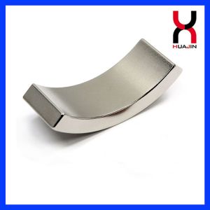 Neodymium Customized Arc Shaped Magnets High Grade High Temperature Resistant