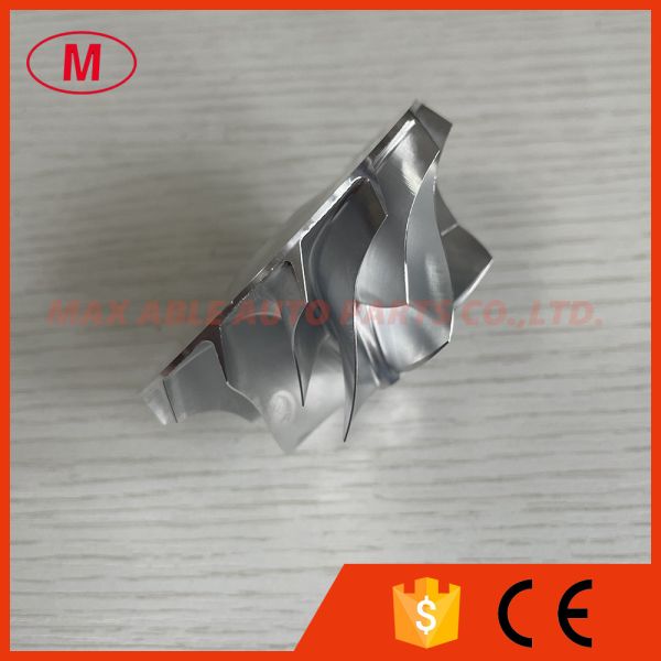 GT30 reverse 53.11/71.40mm 7+7 blades LEP Style turbo aluminum 2618/milling/billet compressor wheel