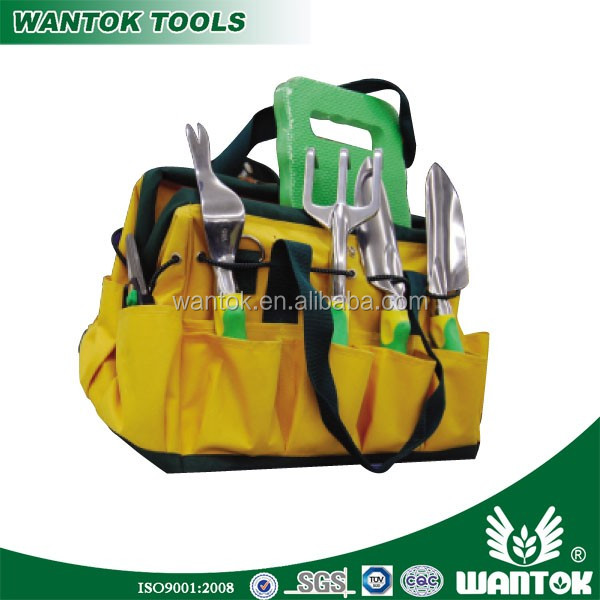 OEM Customized Support G806 Garden Tool Bag with Wood Handle