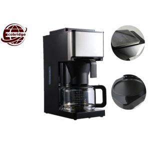 Custom Home Coffee Machines Auto Grind Coffee Maker With Black Silver Durable