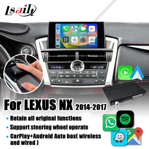 Wireless CarPlay Interface for Lexus NX NX200t NX300h Android Auto, Mirror Link,