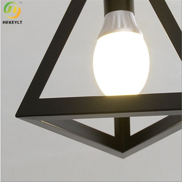 Used For Home/Hotel Hot Sale Nordic Style Black Iron Ceiling Light