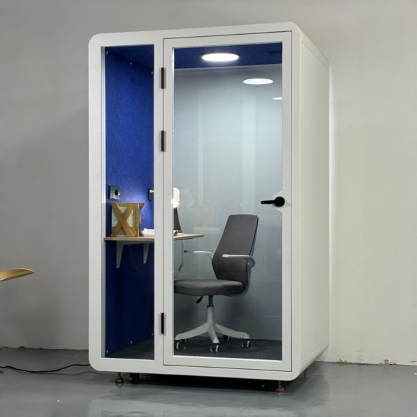 Soundproof Office Pod with 35-42 dB Noise Reduction Modular Design and Lightweight 10kg Construction