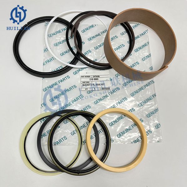 Close-up of seal kit parts