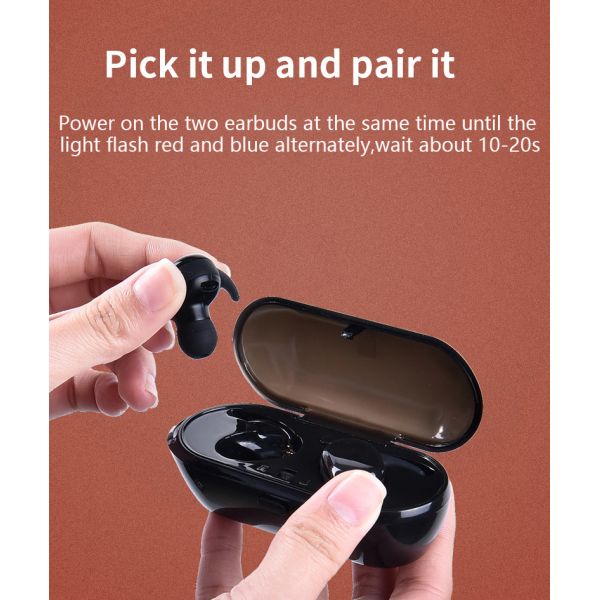 T2c Tws Bluetooth 5.0 Bluetooth in Ear Headphones Handsfree Earphones Headphone Sport Earbuds Headset for Phone with Mic