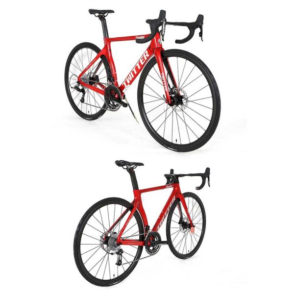 High Modulus Carbon 50cm Road Bike Twitter Thunder Retrospec Sram RIVAL 22 Speed