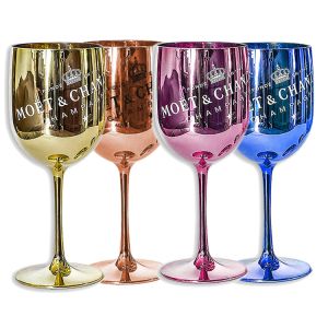 14oz Transparent Reusable Plastic Wine Glasses For Beach