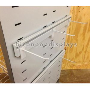 Sports Products Freestanding Metal Gondola Shelving Units Double Sided With 4