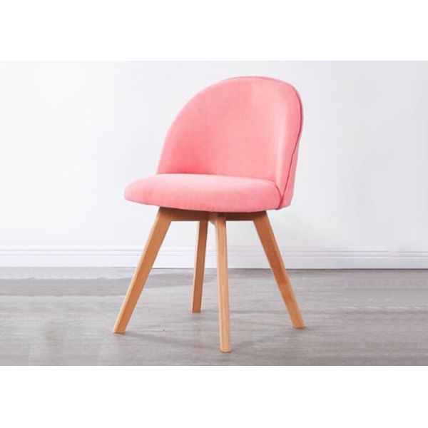 Buy Ergonomic Beech Wood Dining Chair With Suede Cushion And Backrest at wholesale prices