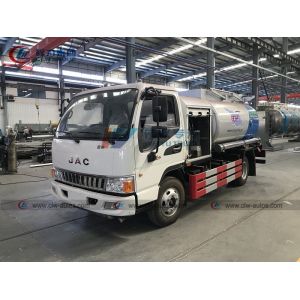 Quality JAC Left Hand Drive 5cbm Mobile Aviation Refueling Trucks for sale