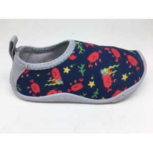 China Lightweight Childrens Swimming Shoes Blue For Summer Season on sale