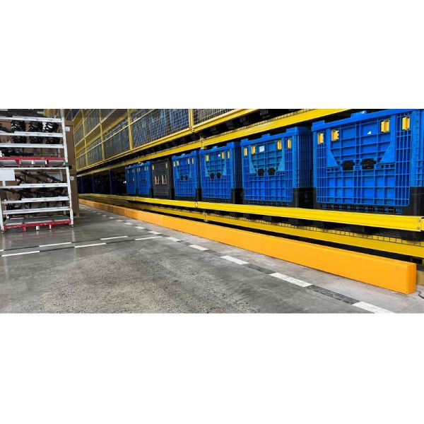 Polymer Ground Safety Barrier Warehouse Safety Barrier Traffic Guardrails