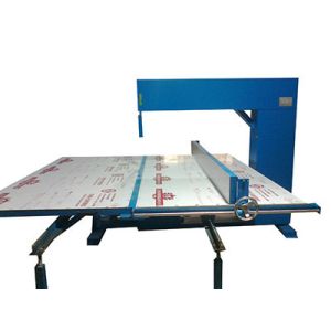 Quality Vertical Polyurethane Memory Foam Cutting Machine Adjustable Speed Manual for sale