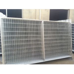 Quality Construction Fencing System 1.8m*2.4m mesh 60mm*150mm*4.00mm Tubing 32mm*2.0mm AS/NZS/ATSM standard for sale