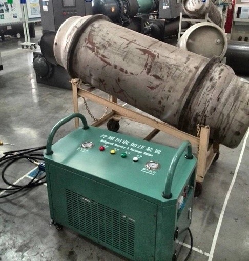 CM5000 2HP Oil Free Vapor Recovery Unit Water Cooled R134a/ R22/ R410a