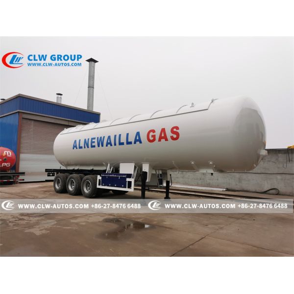 Buy 54M3 SA516GR70 Tank Semi Trailer For LPG Transport at wholesale prices