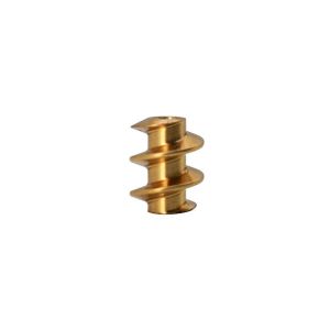 Professional Miniature Brass Worm Gear 1 Tooth 1.5 Module AGMA 7 Brass