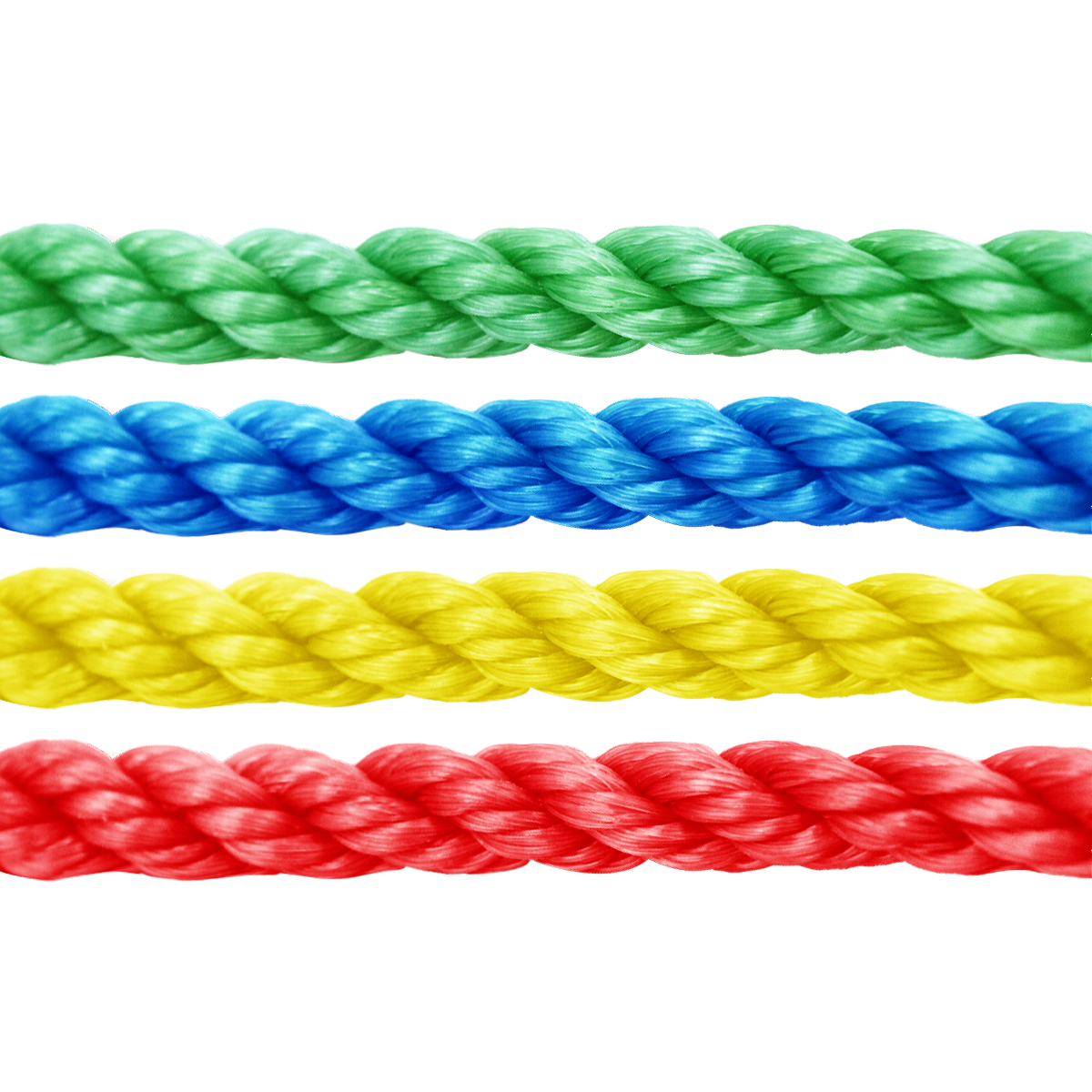 3 /4 Strand 8 MM PP Polypropylene Twisted Braided Packaging Rope for Fishing