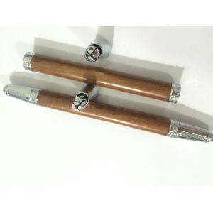 Wood Double Head 4D Manual Eyebrow Permanent Makeup Tattoo Pen