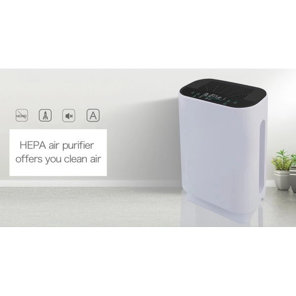 Electronic 350*250*550mm H10 Hepa air purifier for cooking smoke