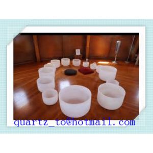 Quality crystal Quartz Singing Bowls for sale