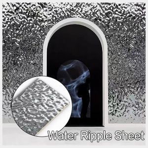 Fireproof Water Ripple Panel Wood Veneer Wall Panel Mould Proof