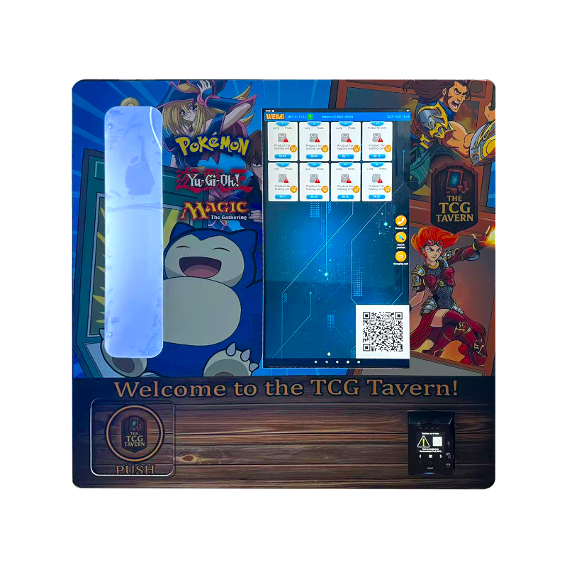 Mini Wall-mounted Pokemon TCG Vending Machine with Android 11.1 OS and Card